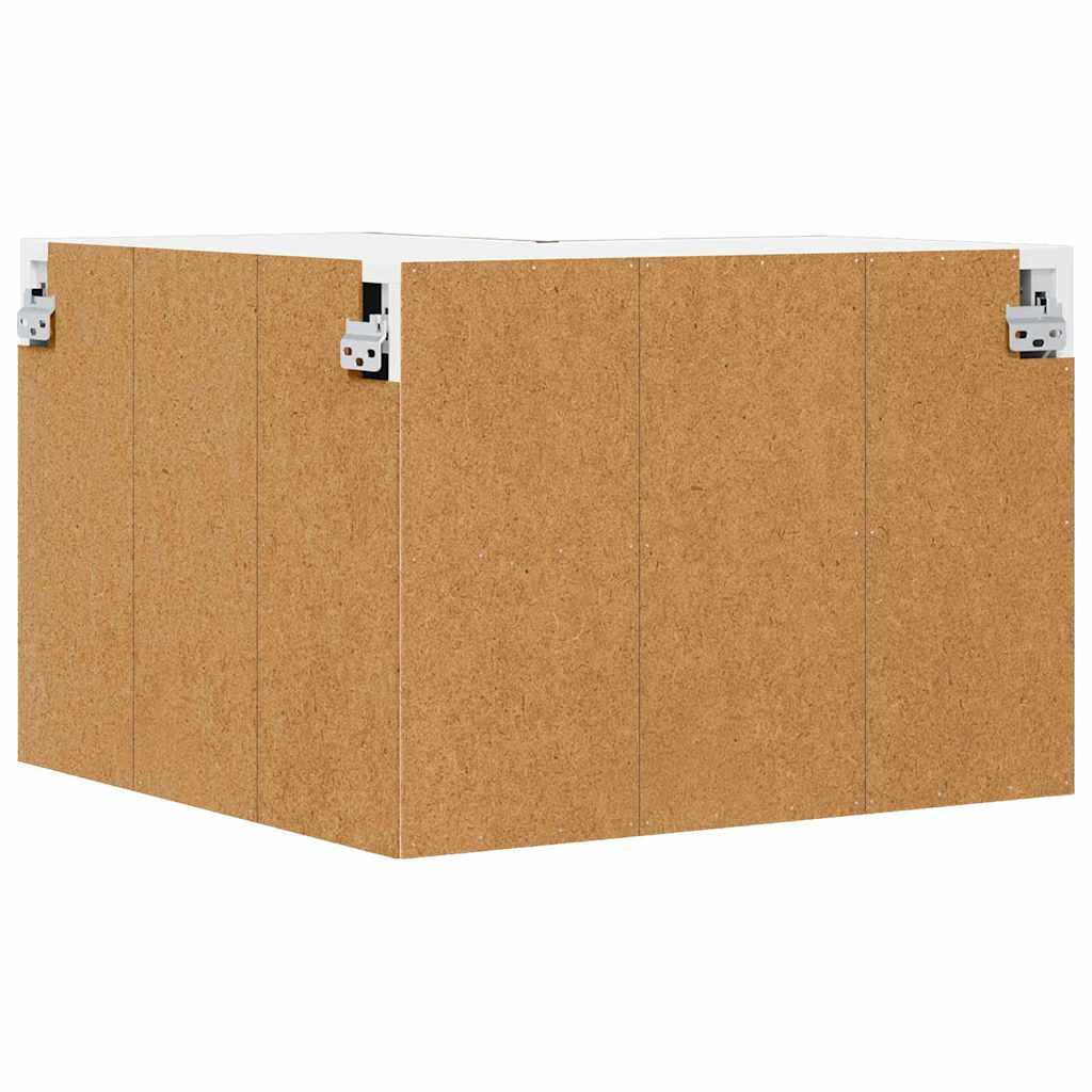 Küchenhängeschrank mit Regal Geräucherte Eiche 57 x 57 x 40 cm